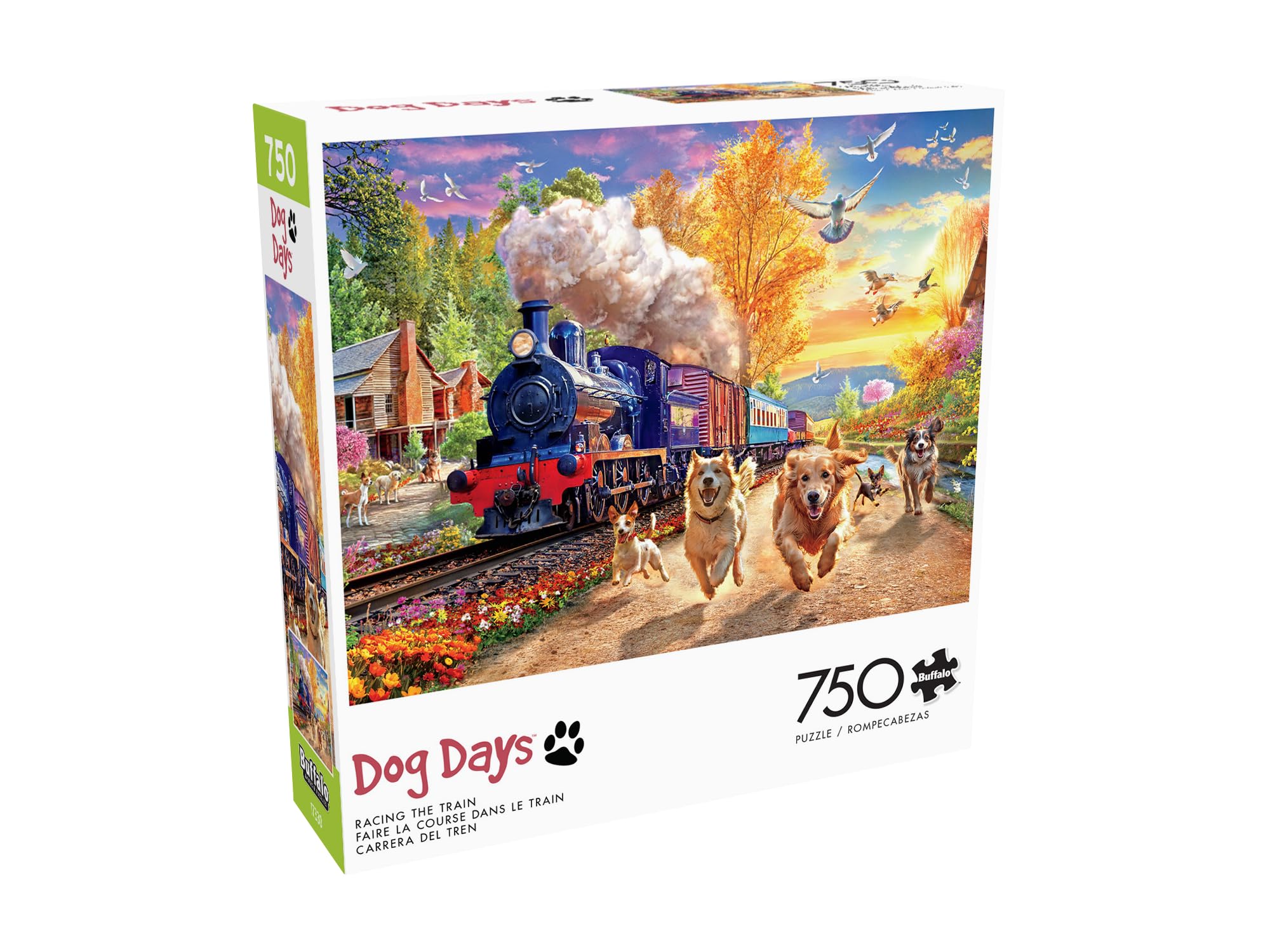 Foto 4 pulgar | Rompecabezas Buffalo Games Angelo Bonito Racing The Train, 750 Piezas - Venta Internacional.