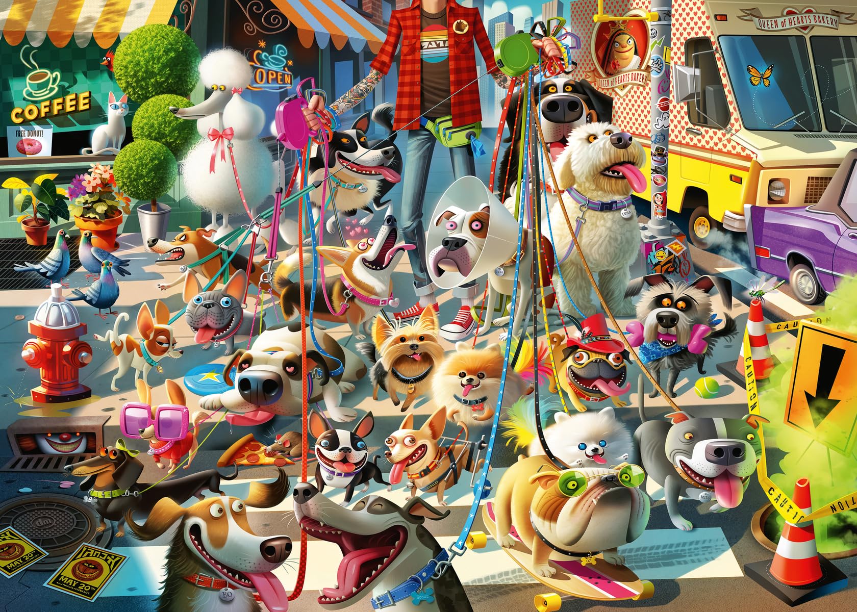 Foto 2 pulgar | Puzzle Ravensburger The Dog Walker 1000 Piezas - Venta Internacional.