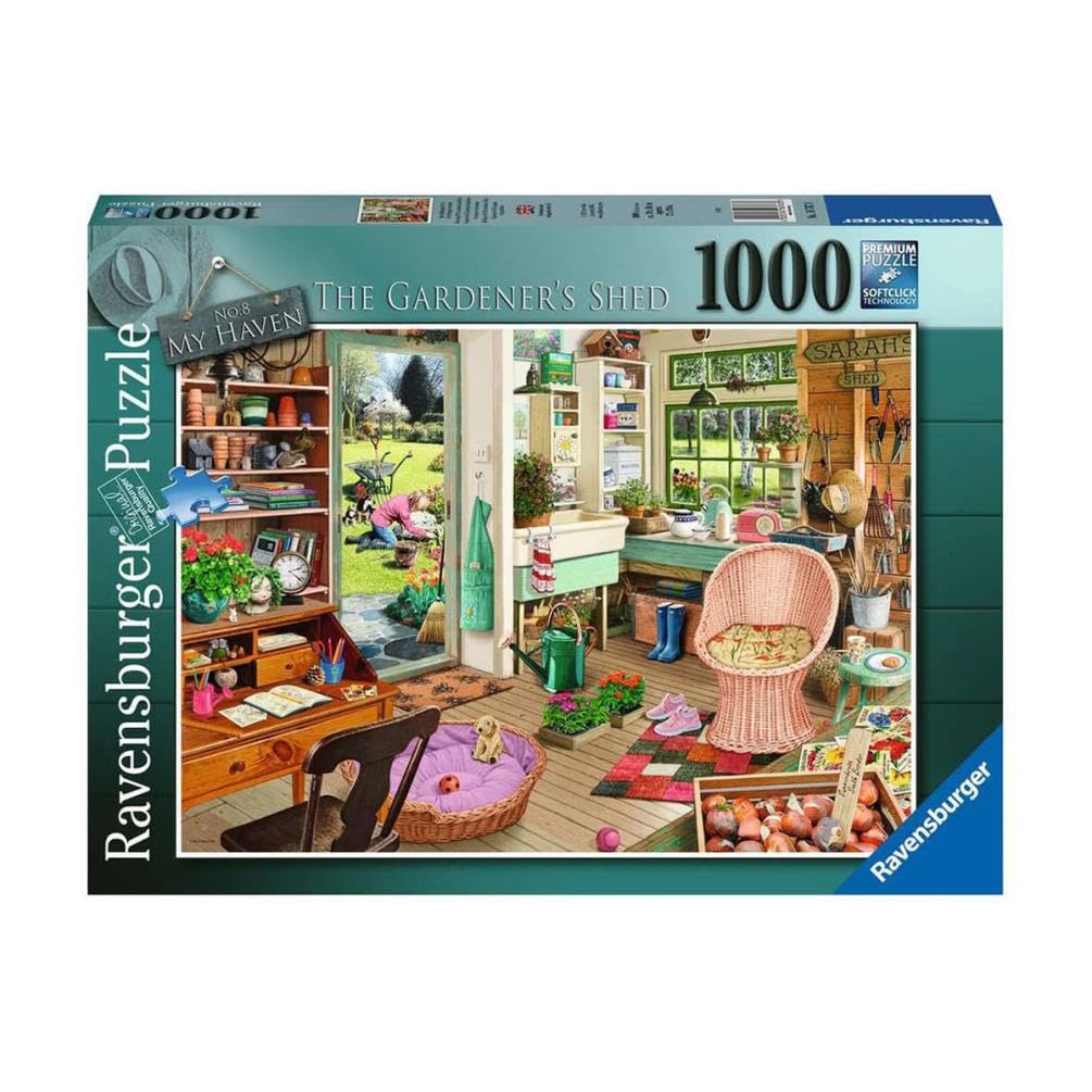 Foto 2 pulgar | Rompecabezas Ravensburger My Haven N.º 8: The Garden Shed, 1000 Piezas - Venta Internacional.