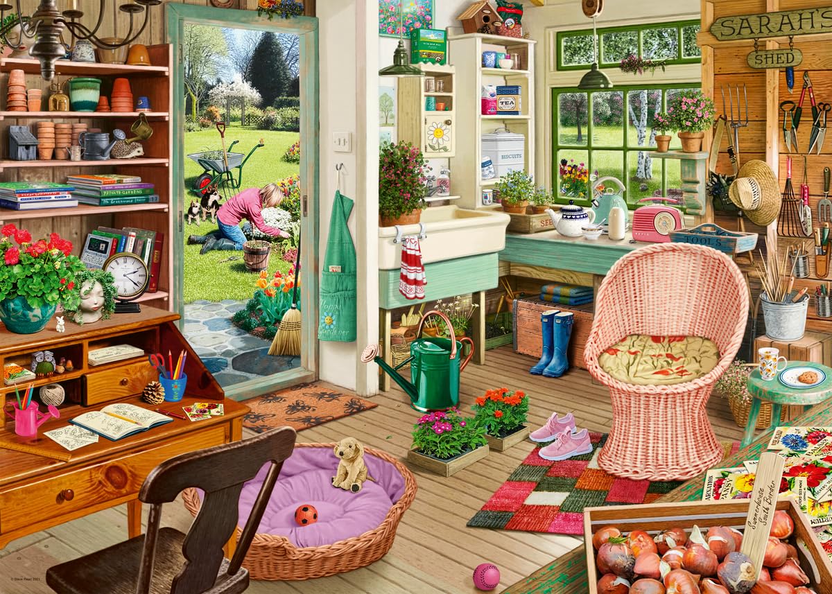 Foto 3 pulgar | Rompecabezas Ravensburger My Haven N.º 8: The Garden Shed, 1000 Piezas - Venta Internacional.