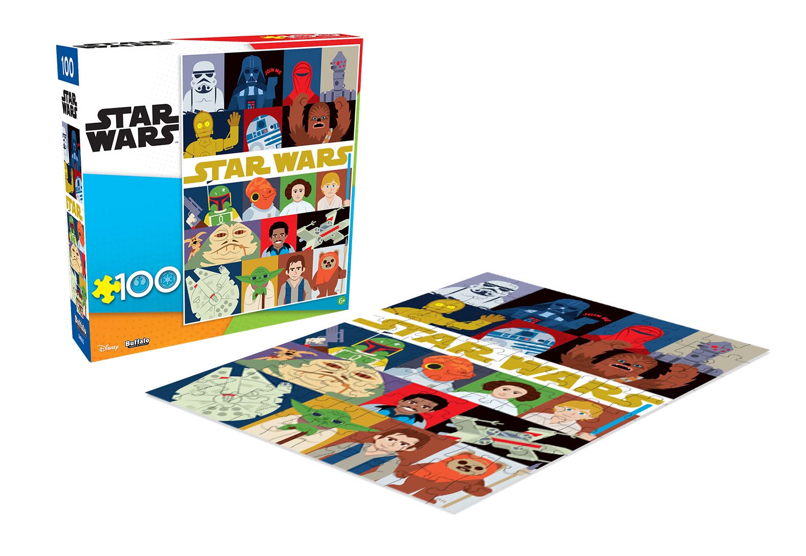 Foto 5 pulgar | Rompecabezas Buffalo Games Star Wars Join Me 100 Piezas - Venta Internacional.