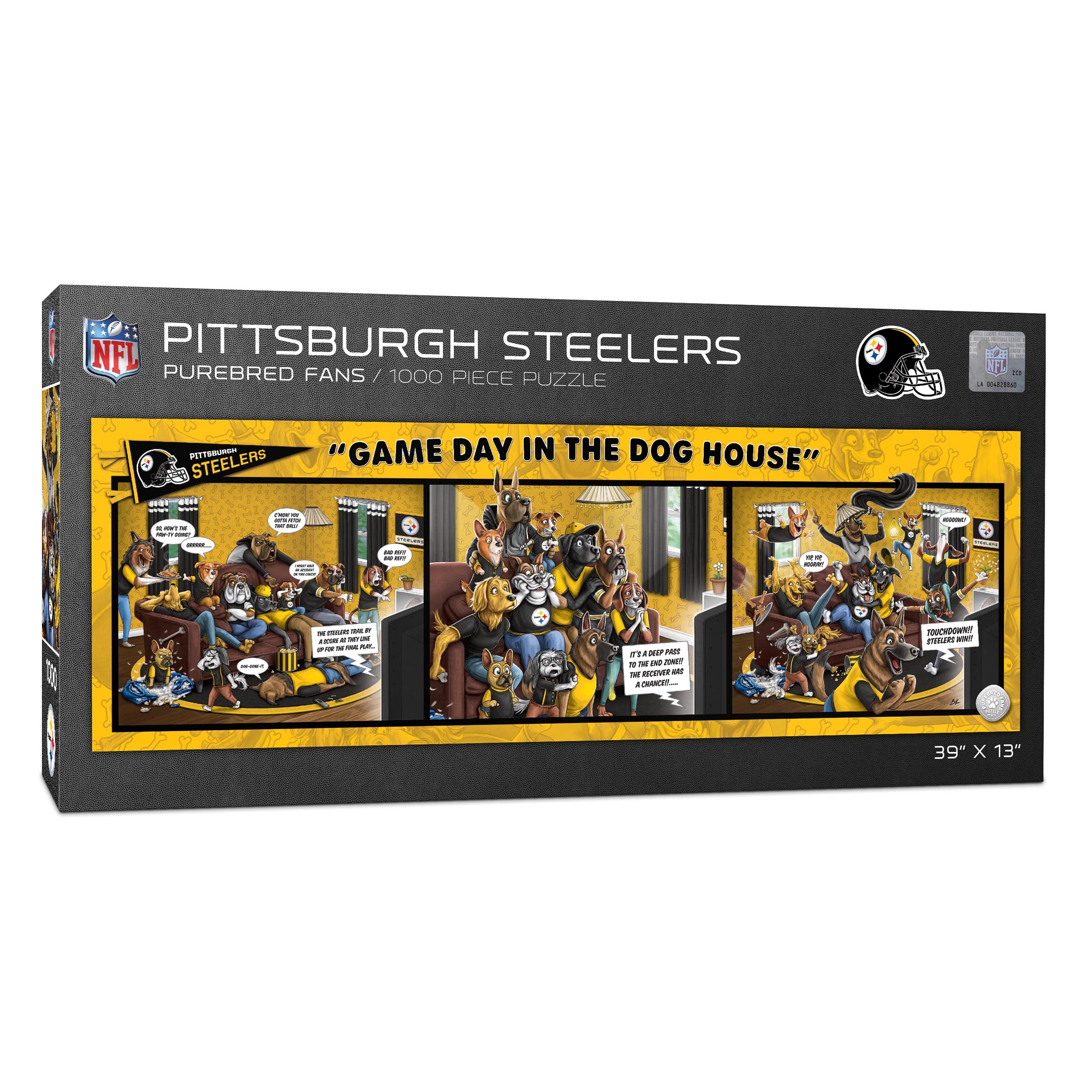 Foto 2 pulgar | Puzzle Youthefan Nfl Pittsburgh Steelers Game Day 1000 Unidades - Venta Internacional.