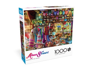 Foto 3 | Rompecabezas Buffalo Games Aimee Stewart Backstage 1000 Piezas - Venta Internacional.