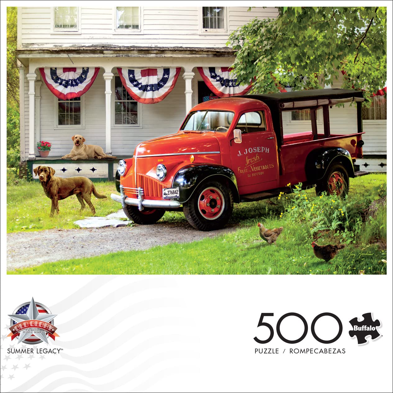Foto 2 | Rompecabezas Buffalo Games Greg Giordano Summer Legacy, 500 Unidades - Venta Internacional.