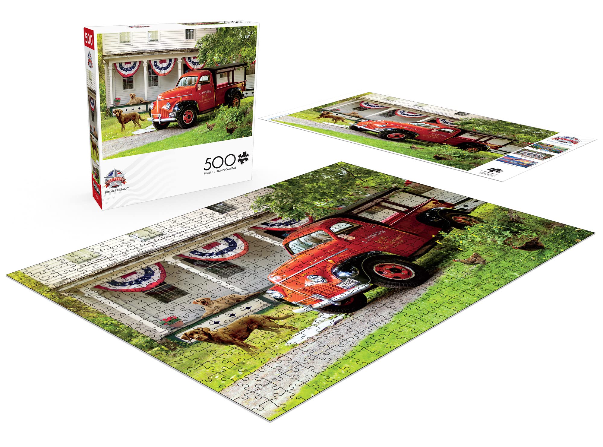 Foto 4 | Rompecabezas Buffalo Games Greg Giordano Summer Legacy, 500 Unidades - Venta Internacional.