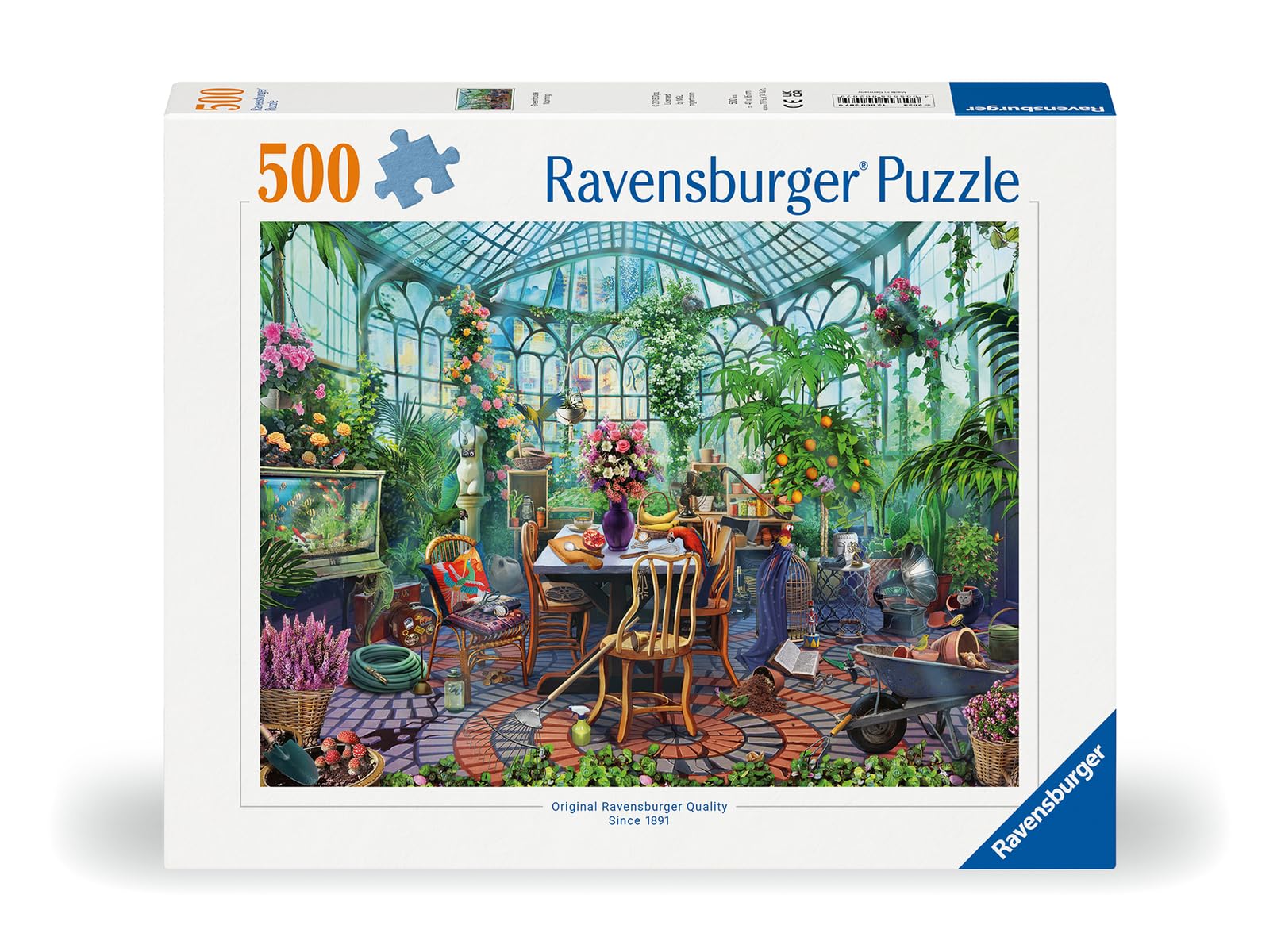 Foto 3 pulgar | Rompecabezas Ravensburger Greenhouse Mornings, 500 Unidades, Para Adultos - Venta Internacional.