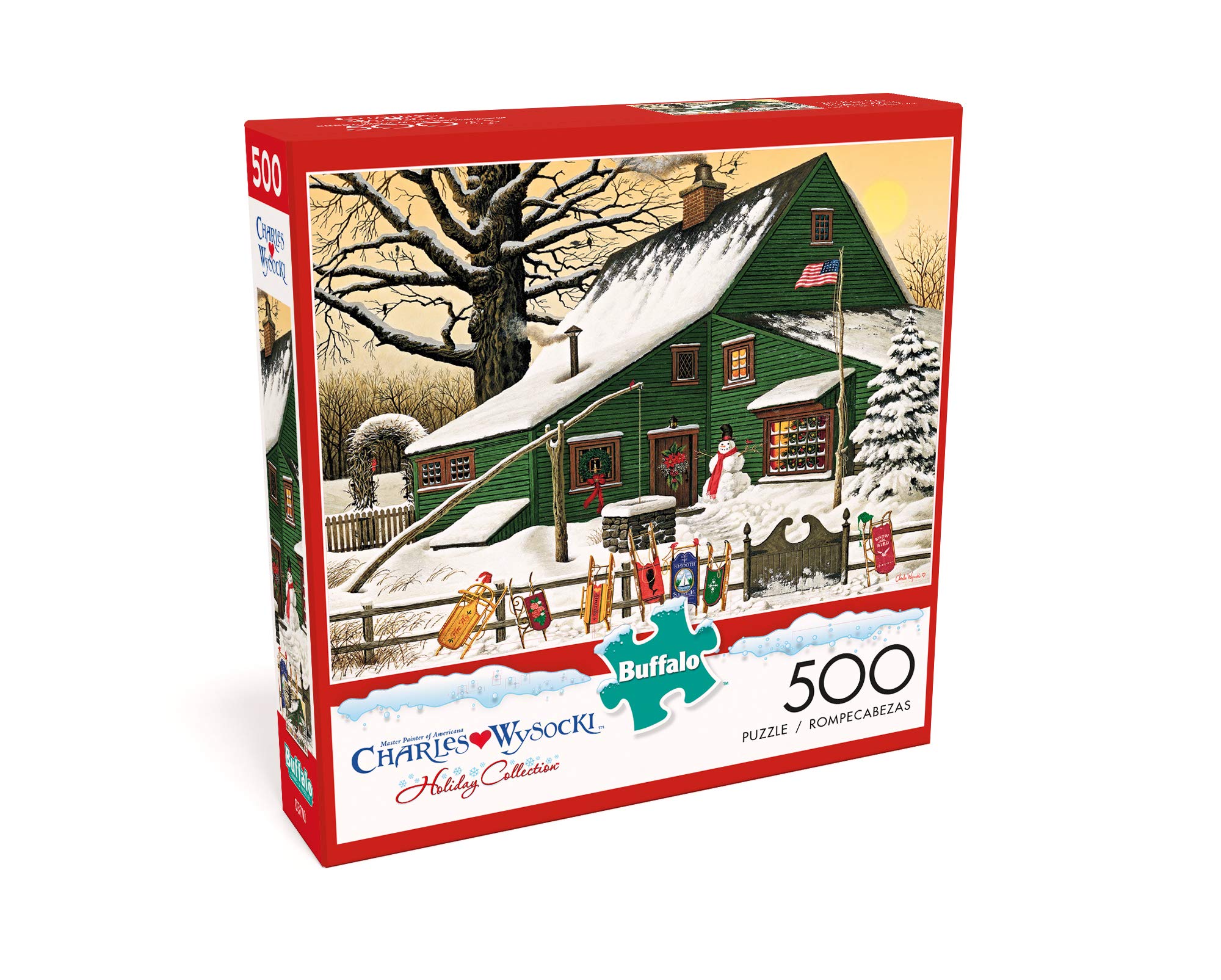 Foto 3 pulgar | Rompecabezas Buffalo Games Charles Wysocki Cocoa Break - Venta Internacional.
