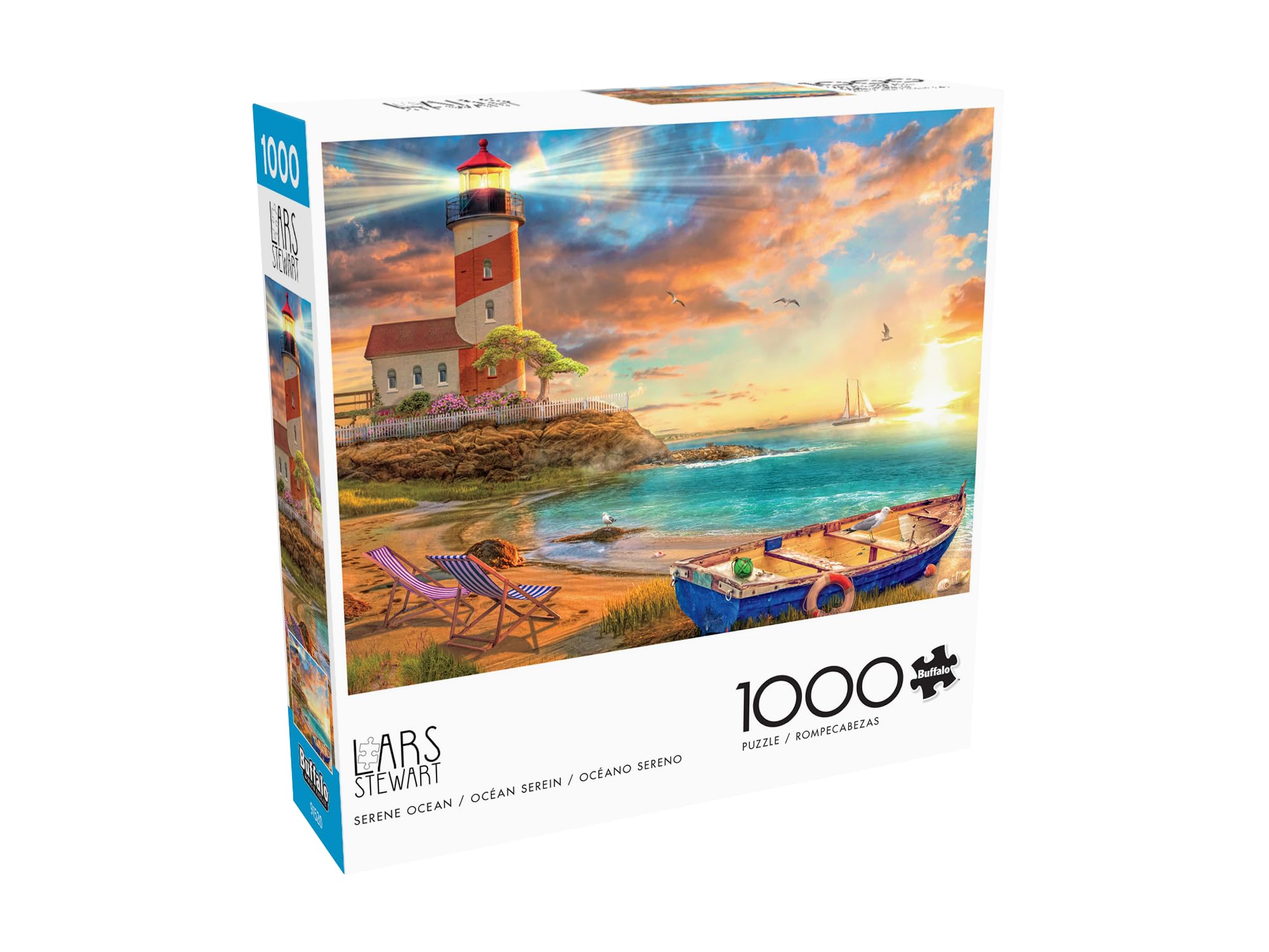 Foto 4 pulgar | Rompecabezas Buffalo Games Lars Serene Ocean 1000 Piezas - Venta Internacional.