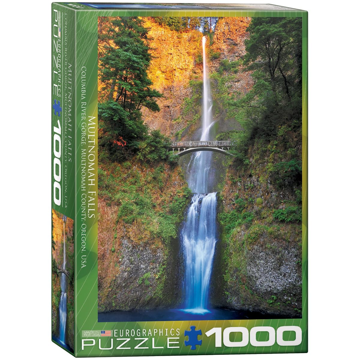 Foto 2 pulgar | Puzzle Eurographics Multnomah Falls Oregon 1000 Piezas - Venta Internacional.