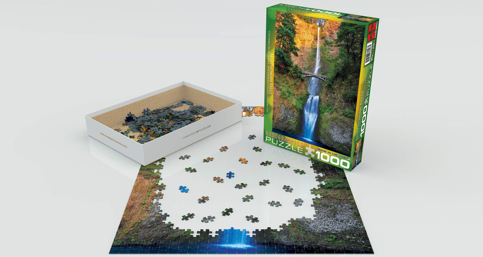 Foto 4 pulgar | Puzzle Eurographics Multnomah Falls Oregon 1000 Piezas - Venta Internacional.