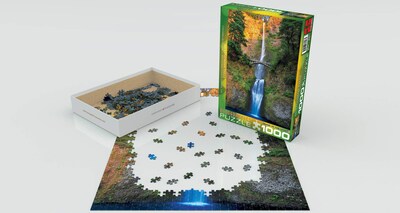Foto 3 | Puzzle Eurographics Multnomah Falls Oregon 1000 Piezas - Venta Internacional.