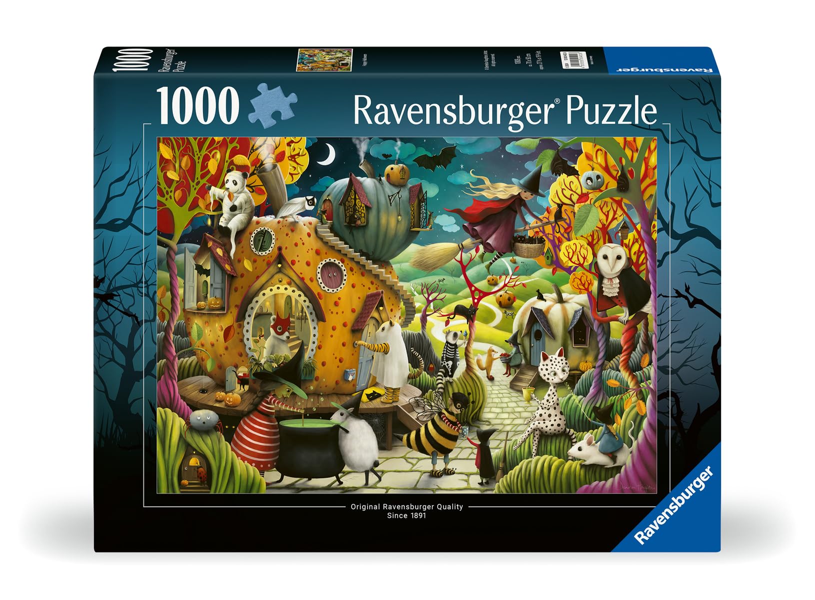 Foto 2 | Rompecabezas Ravensburger Happy Halloween 1000 Piezas - Venta Internacional.