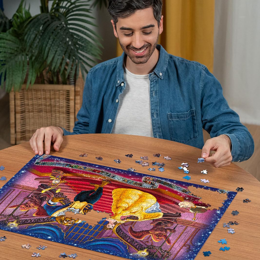 Foto 4 pulgar | Rompecabezas Ravensburger Disney La Bella Y La Bestia 1000 Piezas - Venta Internacional.