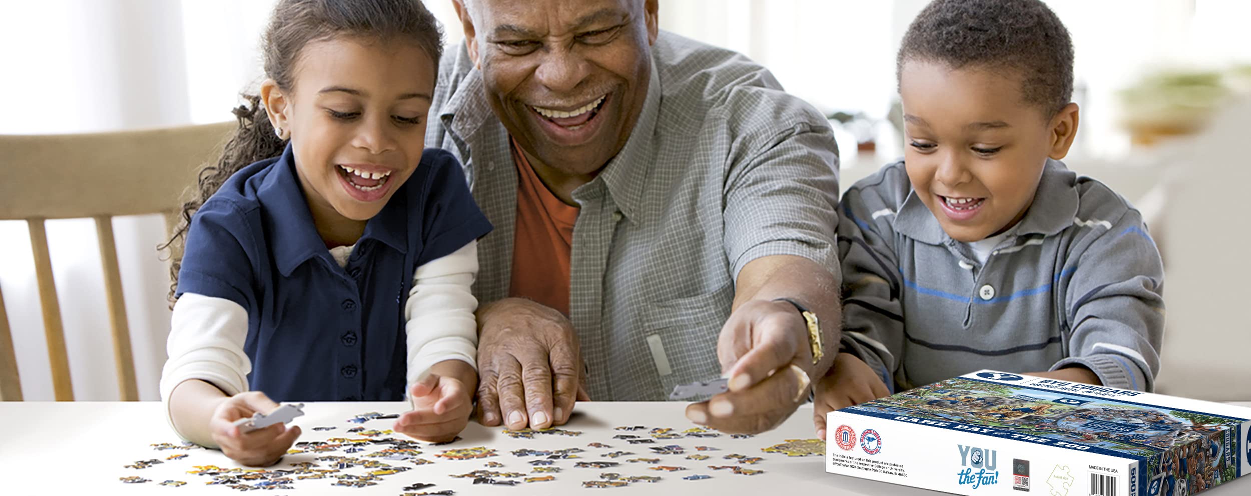 Foto 2 | Puzzle Youthefan Ncaa Byu Cougars Game Day At The Zoo, 500 Unidades - Venta Internacional.