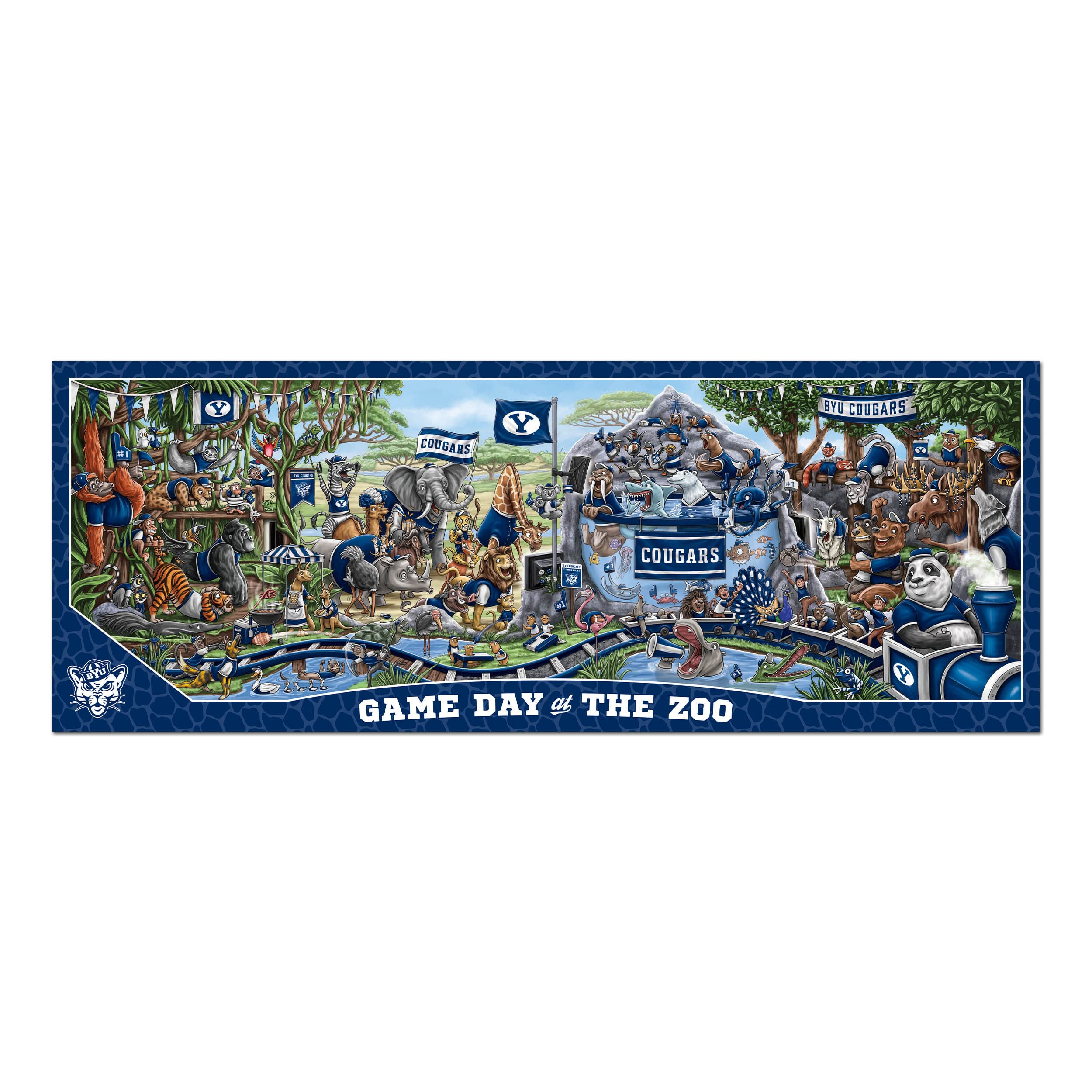 Foto 4 pulgar | Puzzle Youthefan Ncaa Byu Cougars Game Day At The Zoo, 500 Unidades - Venta Internacional.