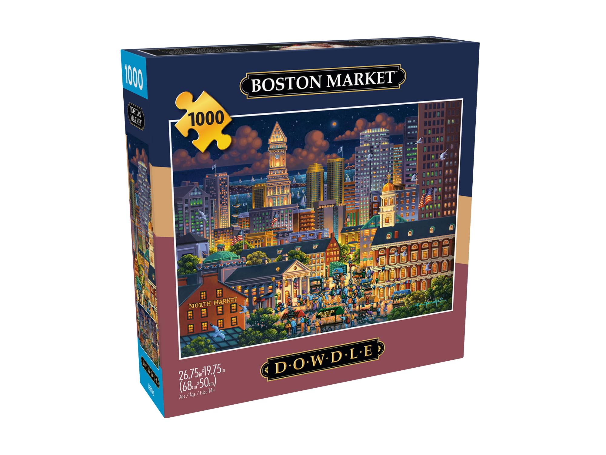 Foto 4 pulgar | Rompecabezas Buffalo Games Eric Dowdle Boston Market 1000 Piezas - Venta Internacional.