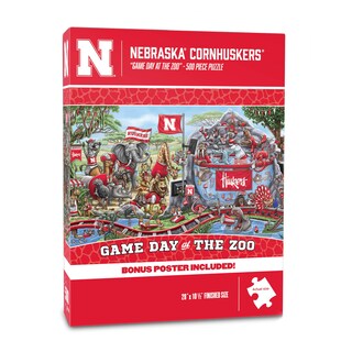 Foto 1 | Puzzle Youthefan Ncaa Nebraska Cornhuskers Game Day En The Zoo - Venta Internacional.