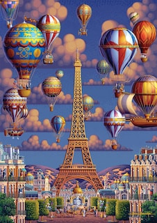 Foto 1 | Rompecabezas Buffalo Games Dowdle Balloons Over Paris, 300 Unidades - Venta Internacional.