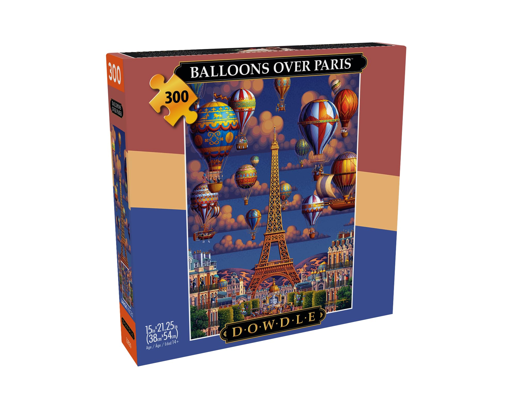 Foto 4 pulgar | Rompecabezas Buffalo Games Dowdle Balloons Over Paris, 300 Unidades - Venta Internacional.