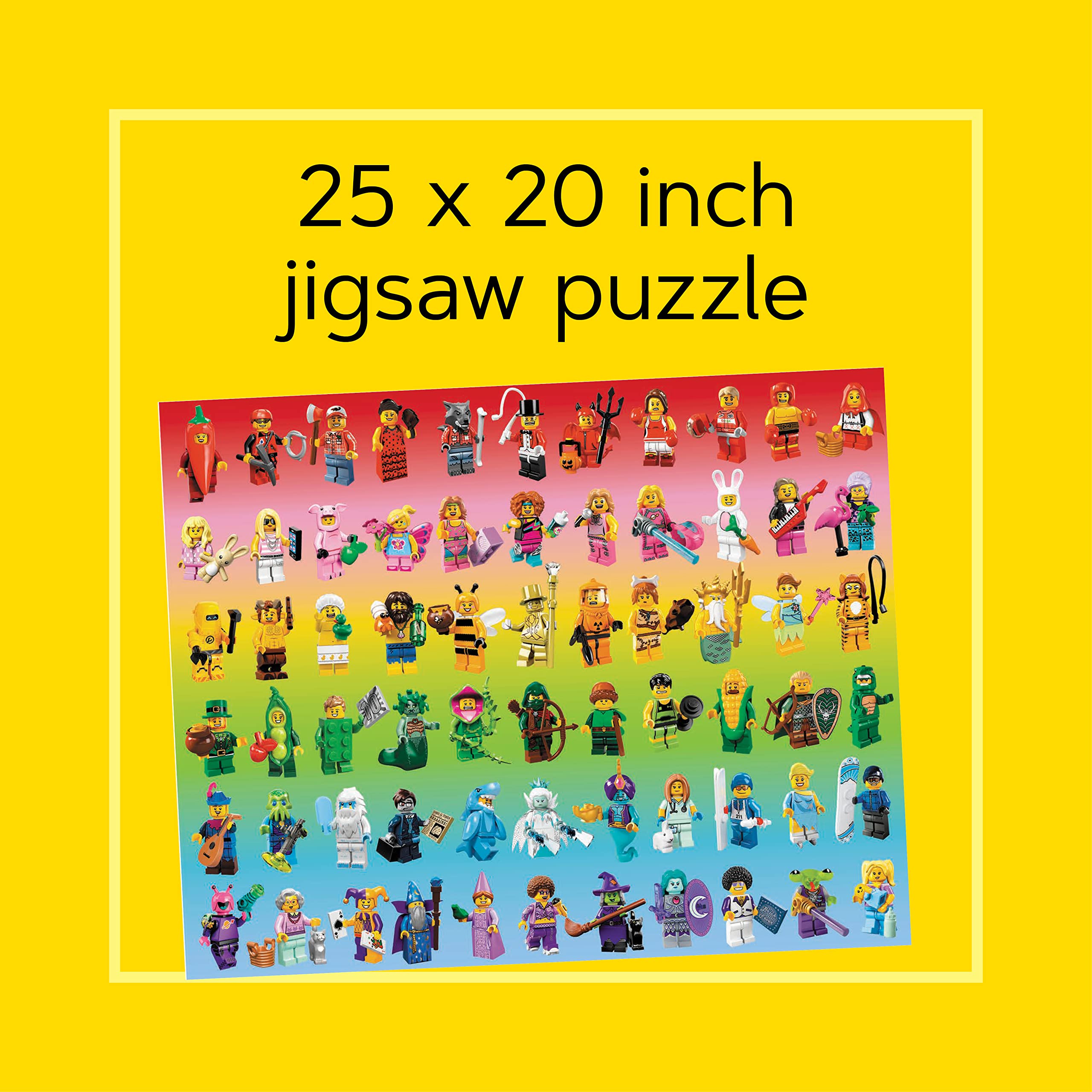 Foto 5 pulgar | Puzle Lego Minifigure Rainbow 1000 Piezas - Venta Internacional.