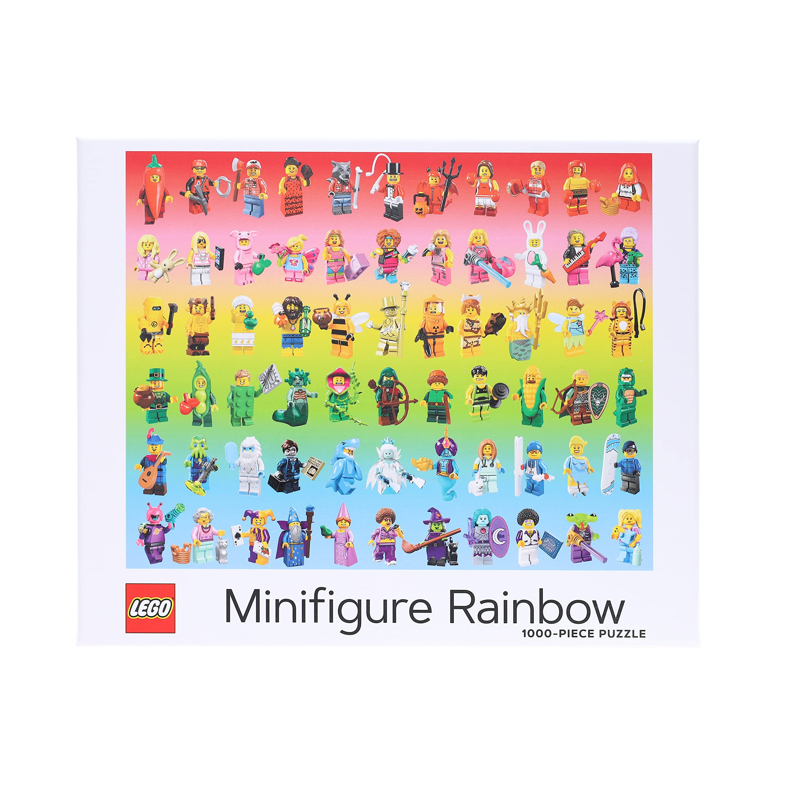 Foto 6 pulgar | Puzle Lego Minifigure Rainbow 1000 Piezas - Venta Internacional.