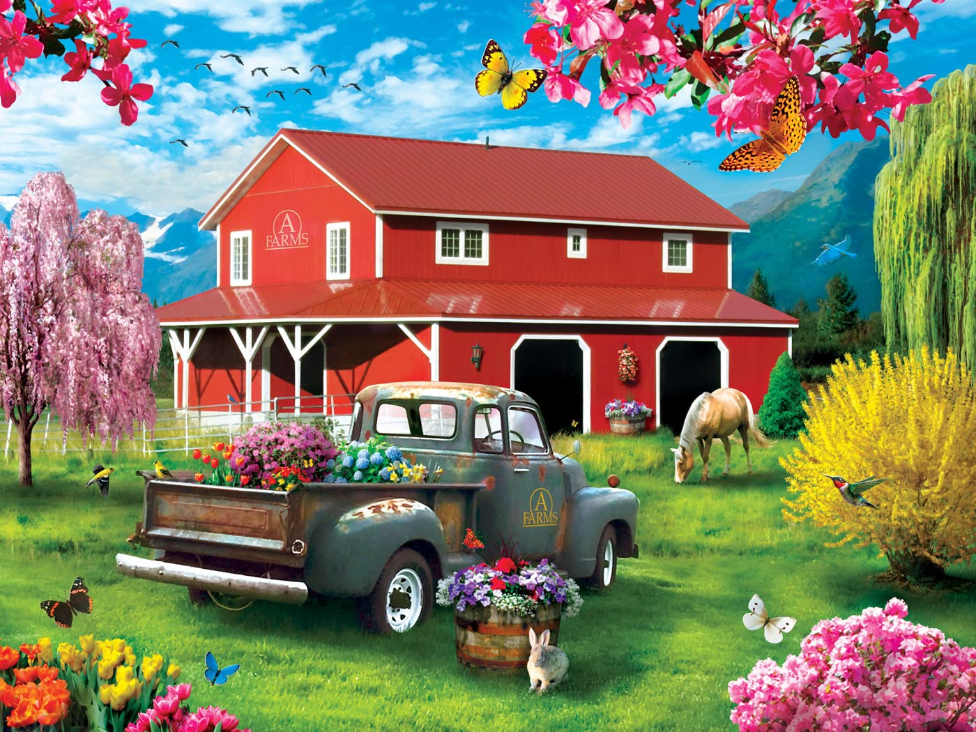 Foto 3 pulgar | Rompecabezas Masterpieces A Farm's Alive 750 Piezas - Venta Internacional.