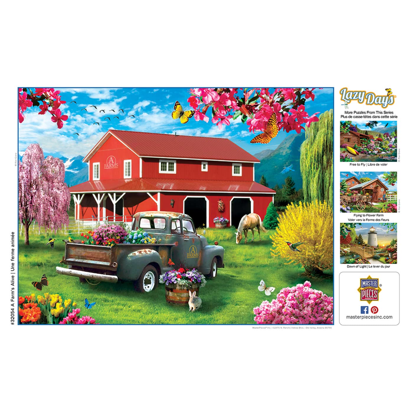Foto 7 pulgar | Rompecabezas Masterpieces A Farm's Alive 750 Piezas - Venta Internacional.
