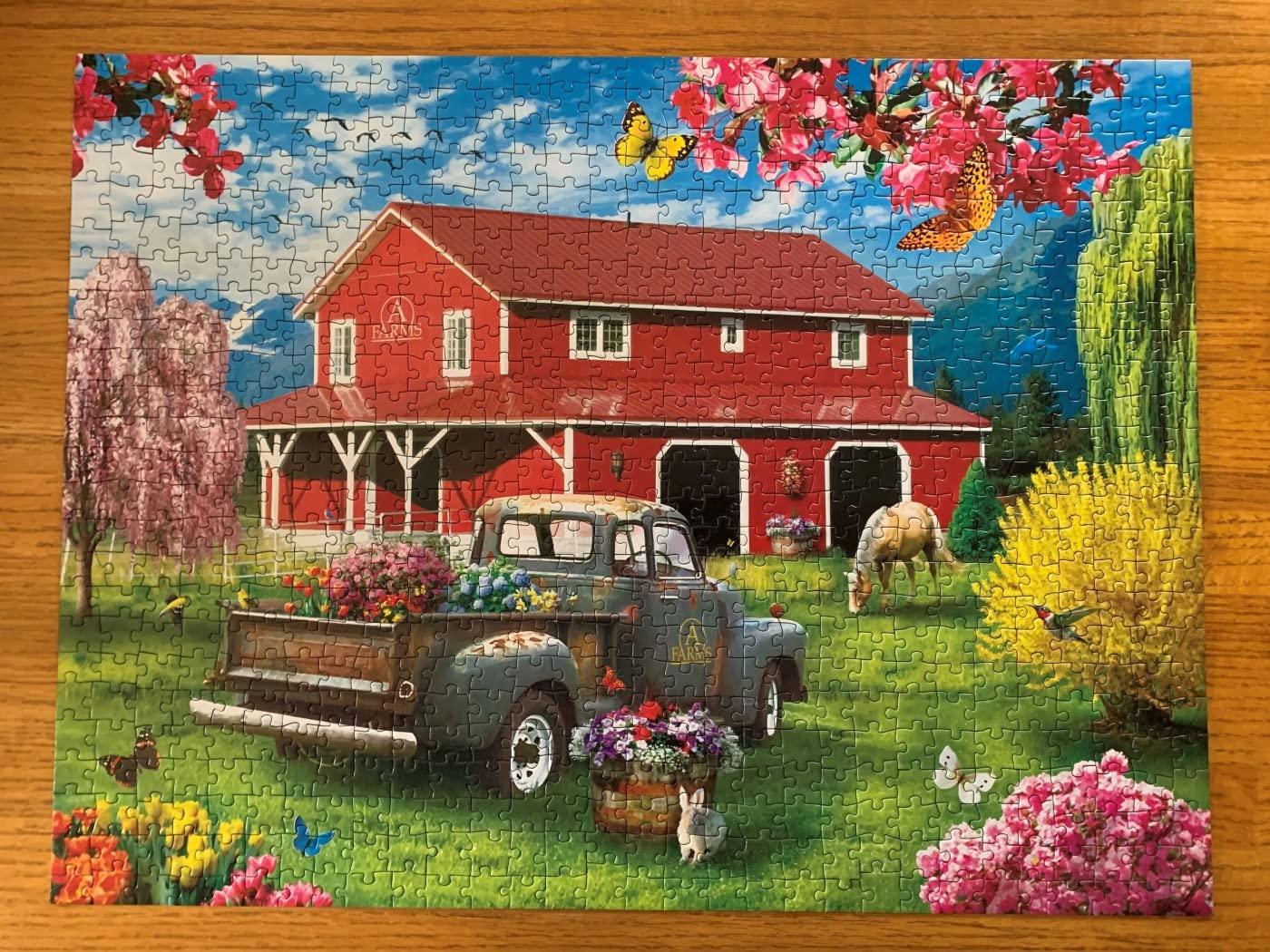 Foto 7 | Rompecabezas Masterpieces A Farm's Alive 750 Piezas - Venta Internacional.