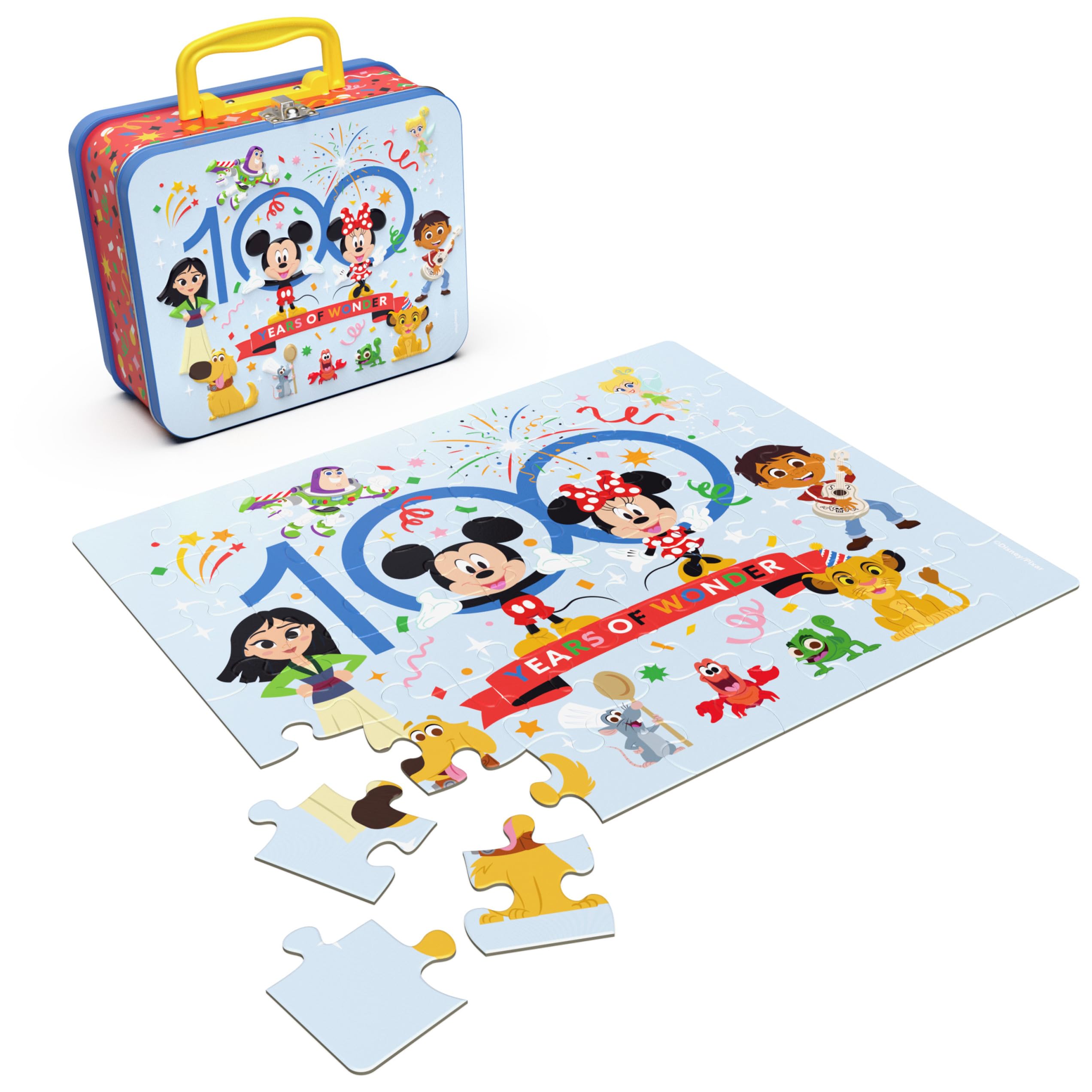 Foto 2 pulgar | Rompecabezas Spin Master Games Disney100 Anniversary, 48 Piezas - Venta Internacional.