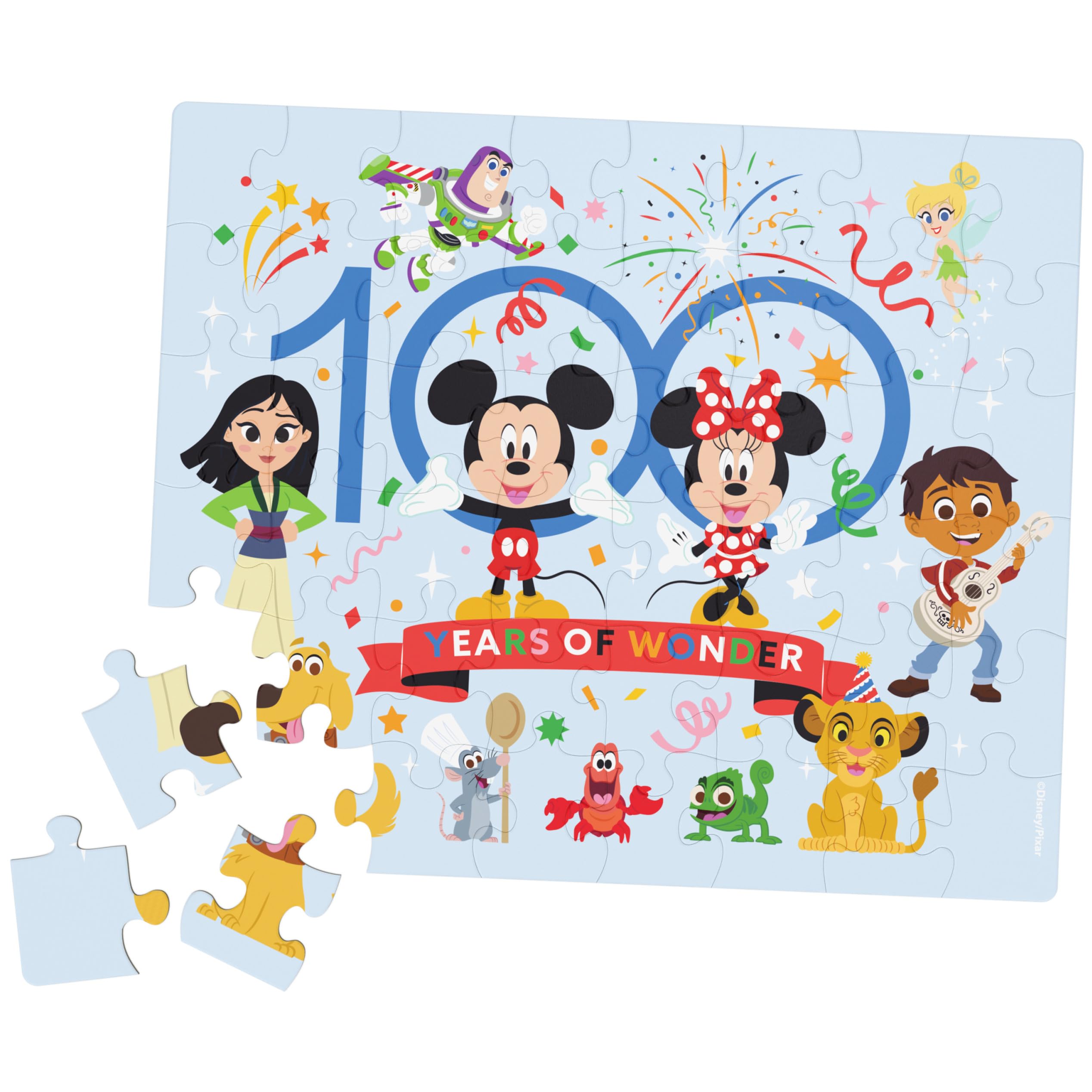 Foto 4 pulgar | Rompecabezas Spin Master Games Disney100 Anniversary, 48 Piezas - Venta Internacional.