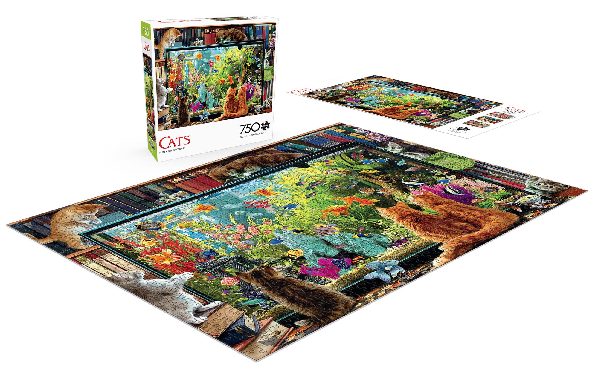 Foto 4 | Rompecabezas Buffalo Games Garry Walton Kitten 750 Piezas - Venta Internacional.