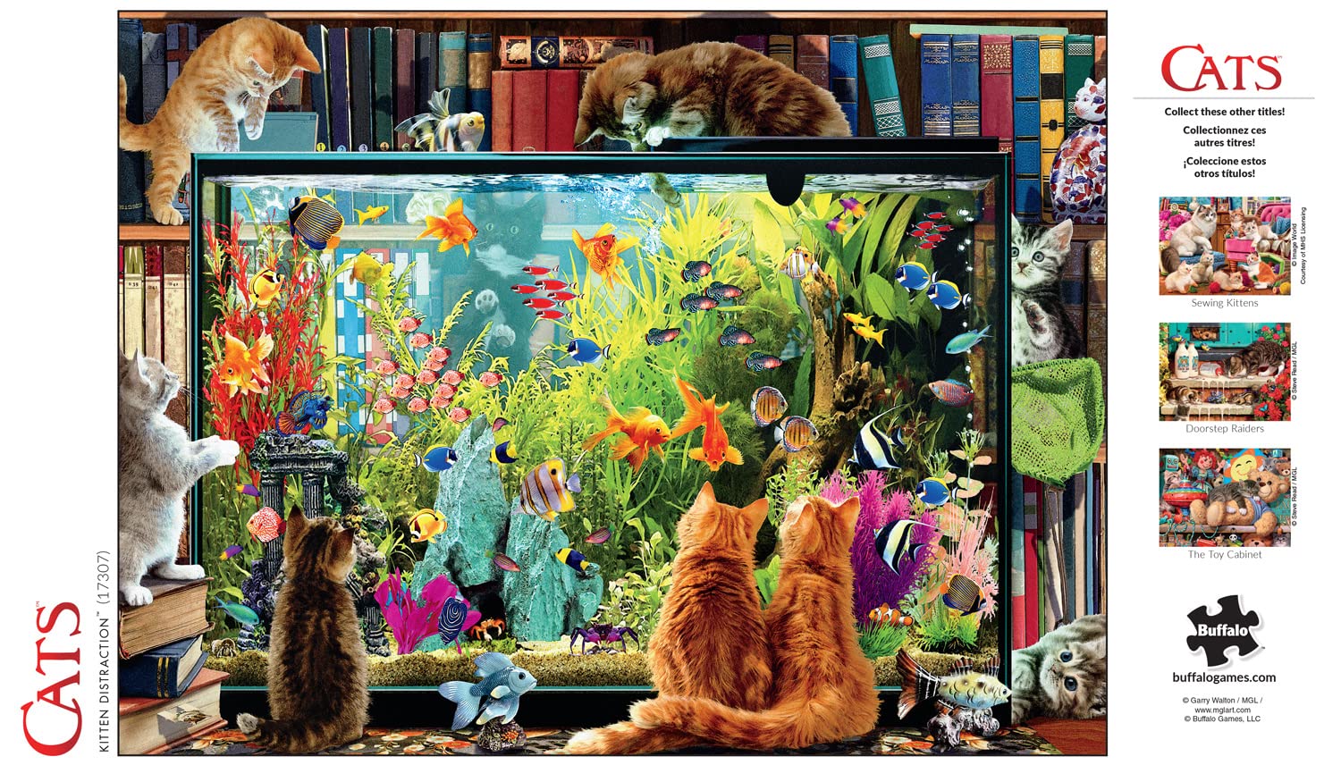 Foto 5 | Rompecabezas Buffalo Games Garry Walton Kitten 750 Piezas - Venta Internacional.