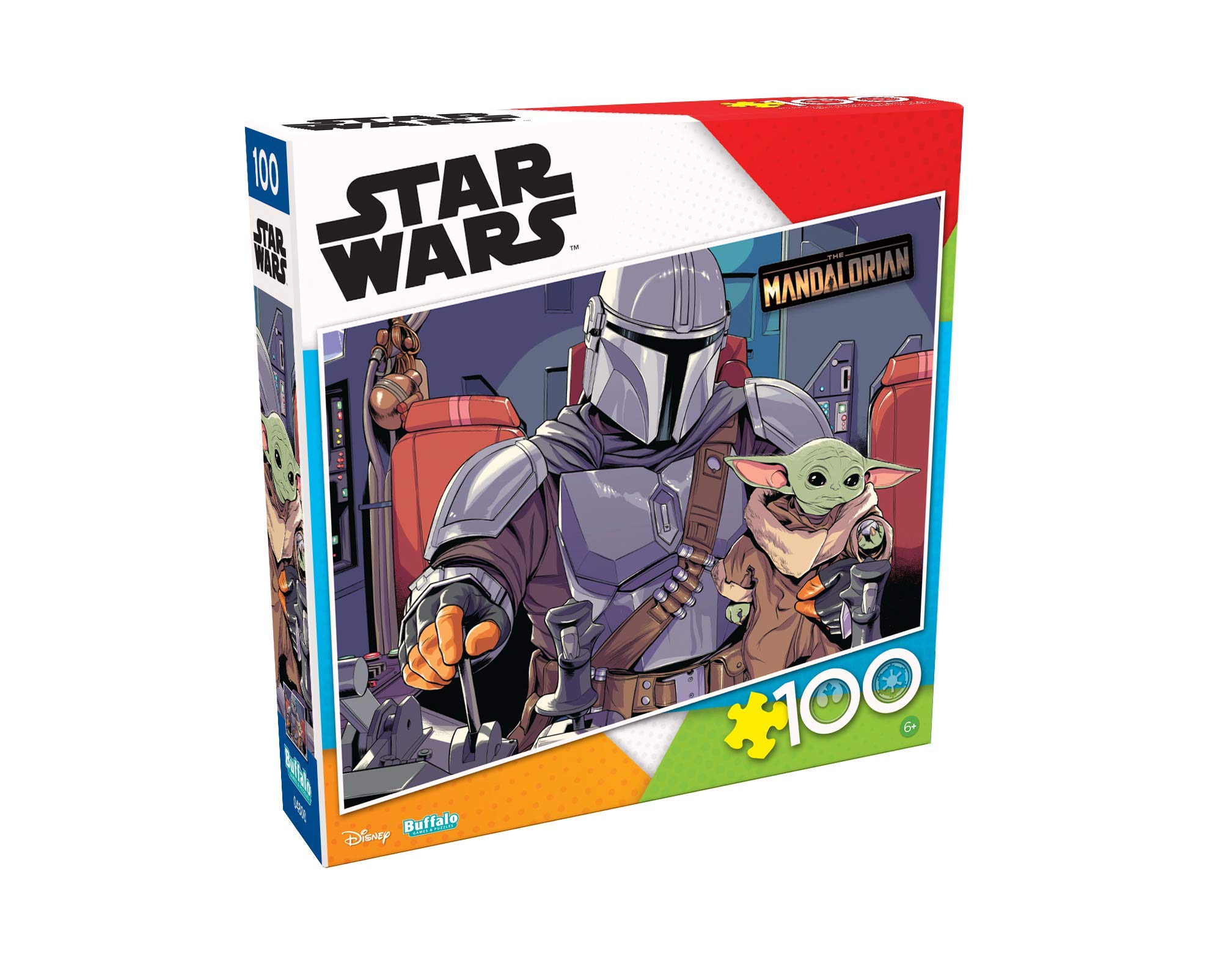 Foto 4 pulgar | Rompecabezas Buffalo Games Star Wars The Mandalorian, 100 Piezas - Venta Internacional.