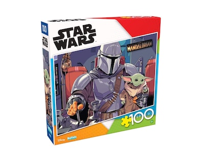 Foto 3 | Rompecabezas Buffalo Games Star Wars The Mandalorian, 100 Piezas - Venta Internacional.