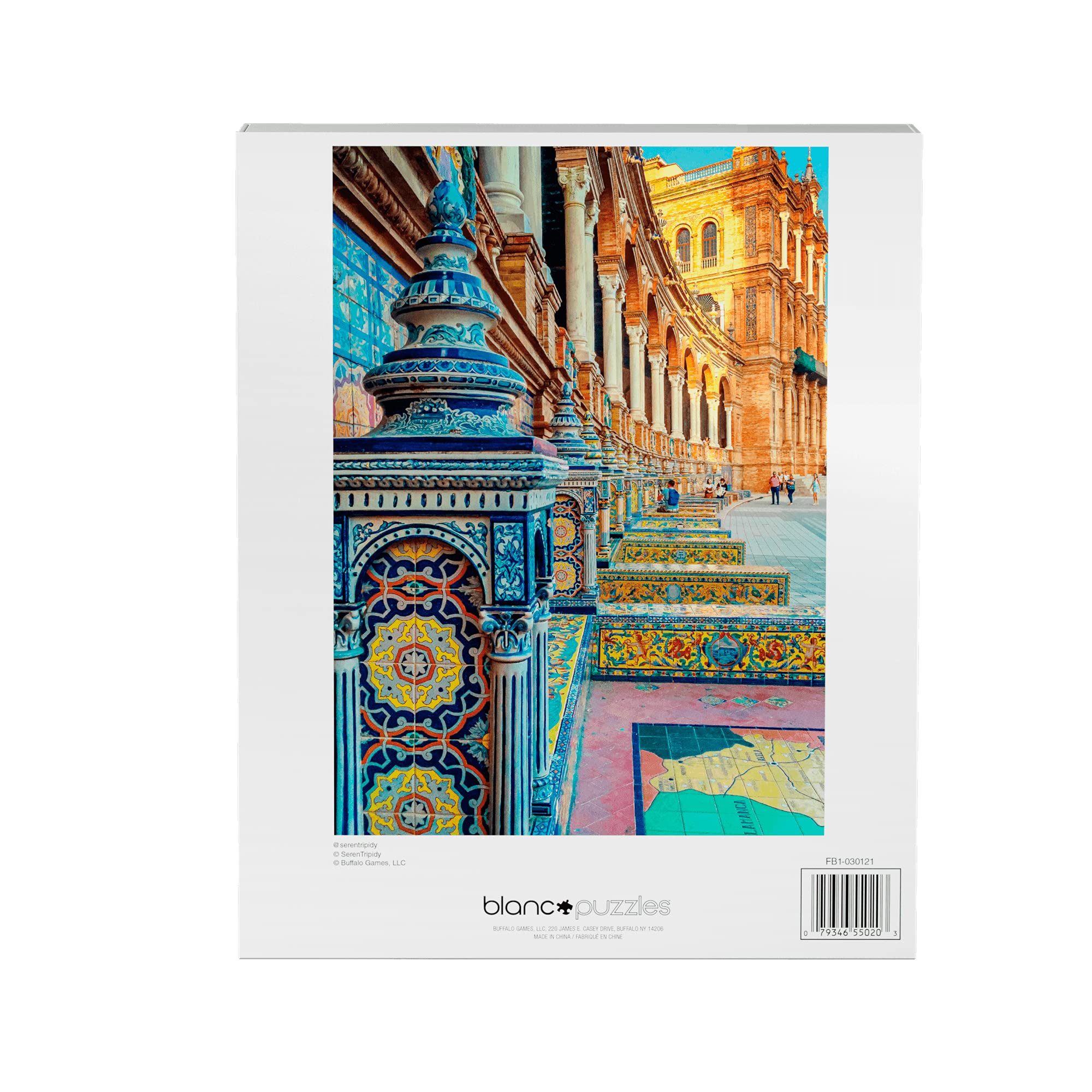 Foto 7 pulgar | Rompecabezas Buffalo Games Blanc Spanish Tiles 500 Piezas - Venta Internacional.