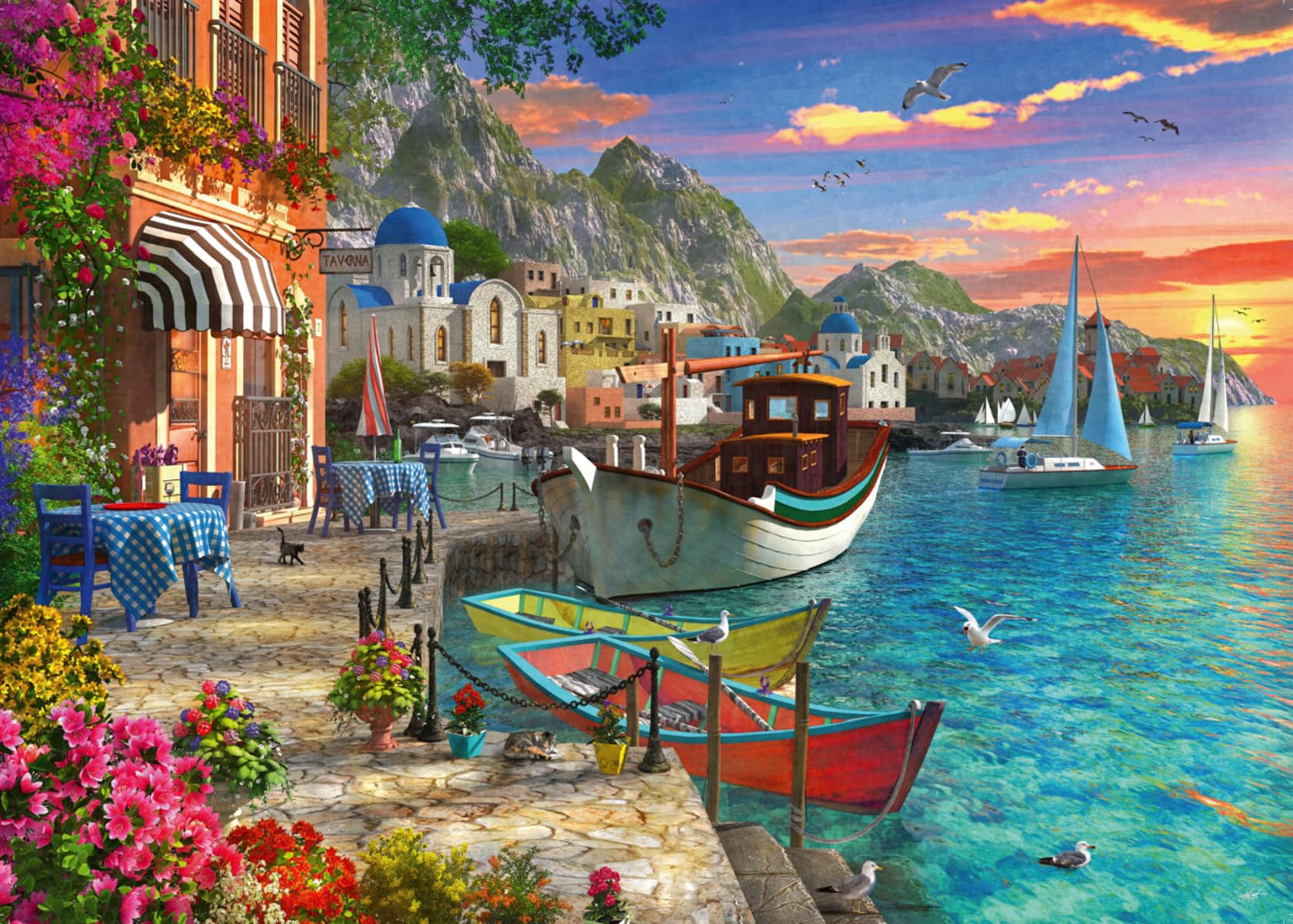 Foto 1 | Rompecabezas Ravensburger Grandiose Greece 1000 Piezas - Venta Internacional.
