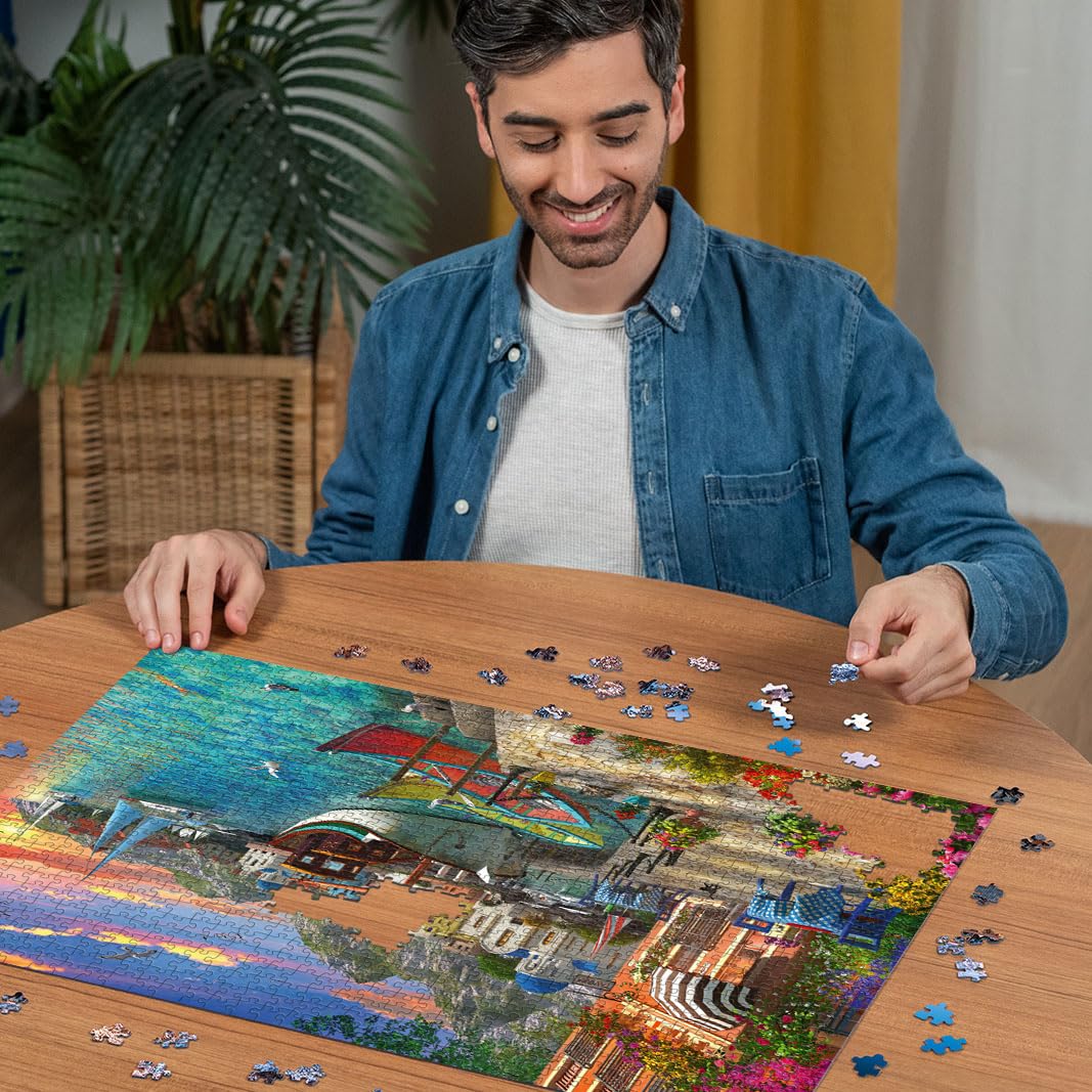 Foto 4 pulgar | Rompecabezas Ravensburger Grandiose Greece 1000 Piezas - Venta Internacional.