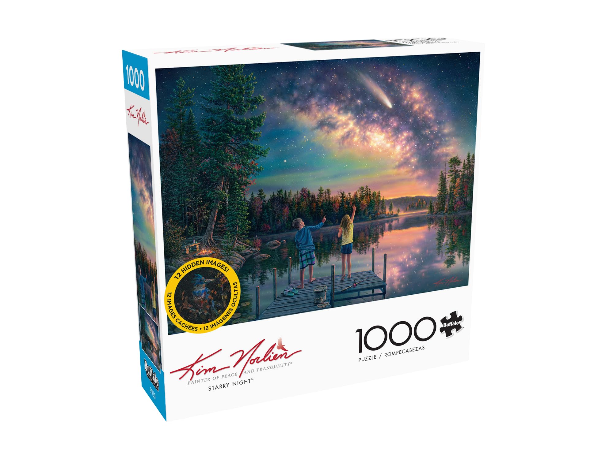 Foto 4 pulgar | Rompecabezas Buffalo Games Kim Norlien Starry Night 1000 Piezas - Venta Internacional.