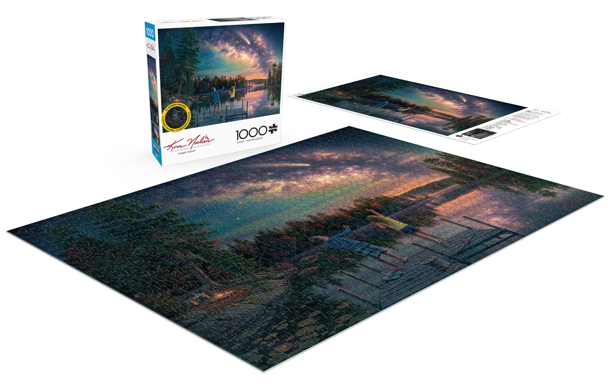 Foto 5 pulgar | Rompecabezas Buffalo Games Kim Norlien Starry Night 1000 Piezas - Venta Internacional.