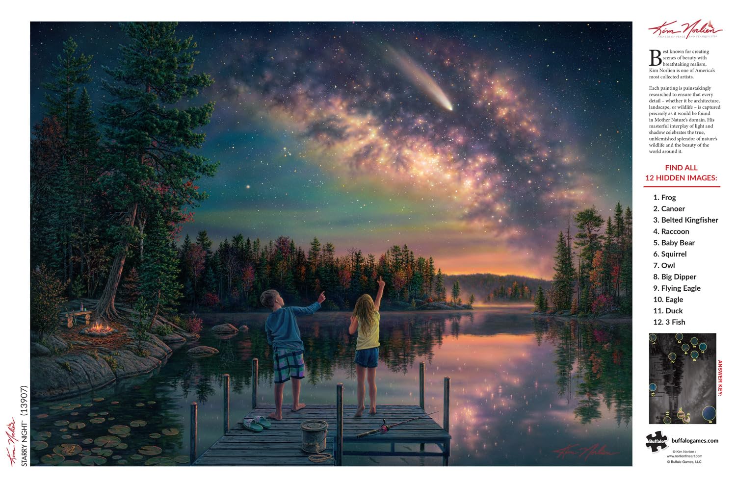 Foto 6 pulgar | Rompecabezas Buffalo Games Kim Norlien Starry Night 1000 Piezas - Venta Internacional.