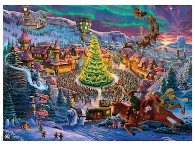Foto 1 | Rompecabezas Ceaco Zac Kinkade Classic Christmas 1000 Piezas - Venta Internacional.