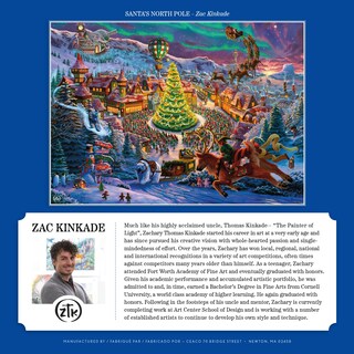 Foto 6 | Rompecabezas Ceaco Zac Kinkade Classic Christmas 1000 Piezas - Venta Internacional.