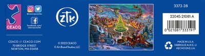 Foto 7 | Rompecabezas Ceaco Zac Kinkade Classic Christmas 1000 Piezas - Venta Internacional.