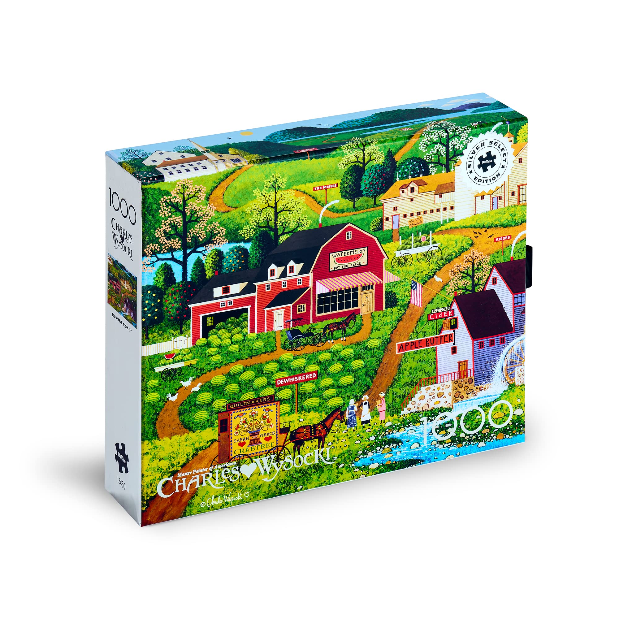 Foto 3 pulgar | Rompecabezas Buffalo Games Charles Wysocki Burma Road 1000 Piezas - Venta Internacional.
