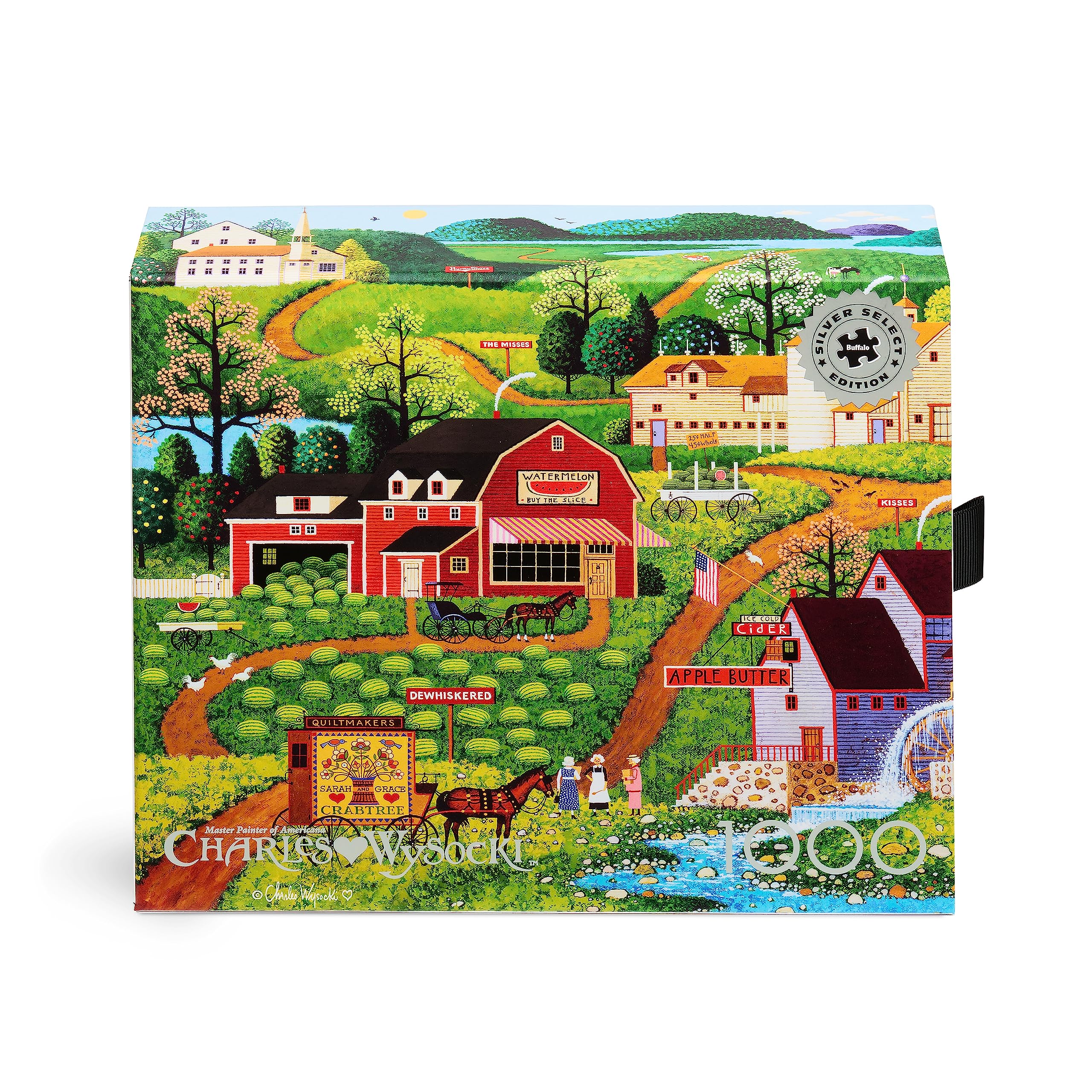 Foto 4 pulgar | Rompecabezas Buffalo Games Charles Wysocki Burma Road 1000 Piezas - Venta Internacional.