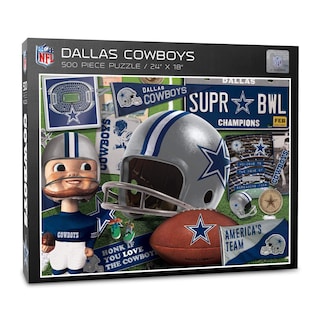 Foto 1 | Puzzle Youthefan Nfl Dallas Cowboys Retro Series, 500 Piezas - Venta Internacional.