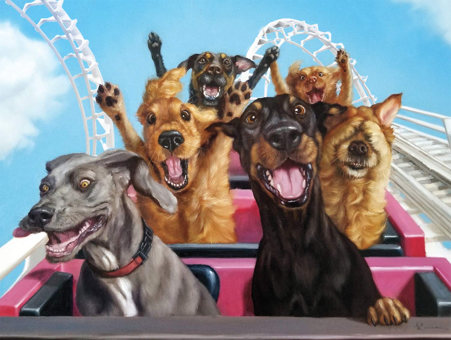 Foto 1 | Rompecabezas Buffalo Games Fun At The Amusement Bark, 750 Piezas - Venta Internacional.