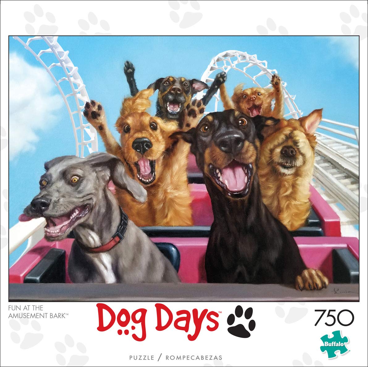 Foto 3 pulgar | Rompecabezas Buffalo Games Fun At The Amusement Bark, 750 Piezas - Venta Internacional.
