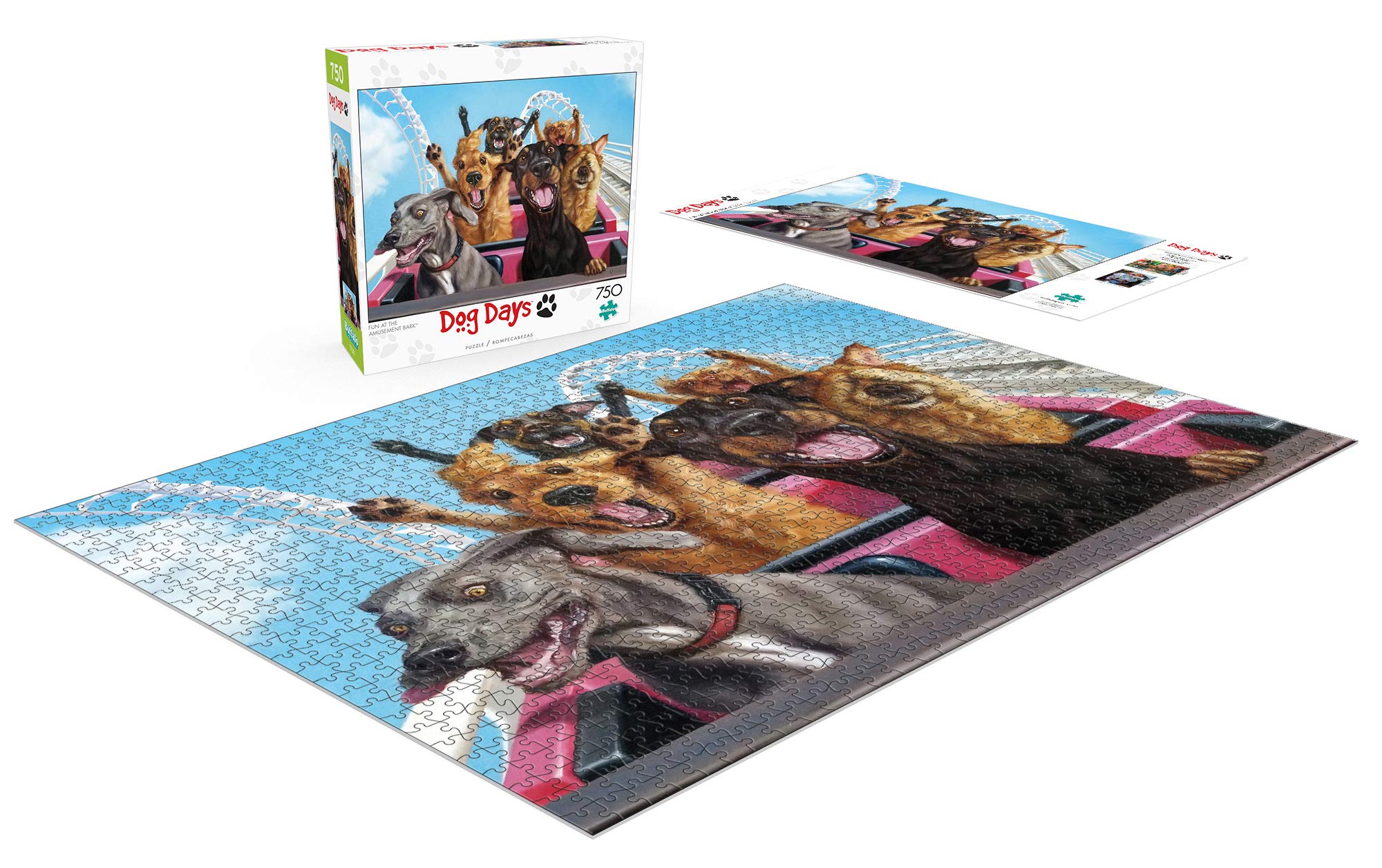 Foto 5 pulgar | Rompecabezas Buffalo Games Fun At The Amusement Bark, 750 Piezas - Venta Internacional.