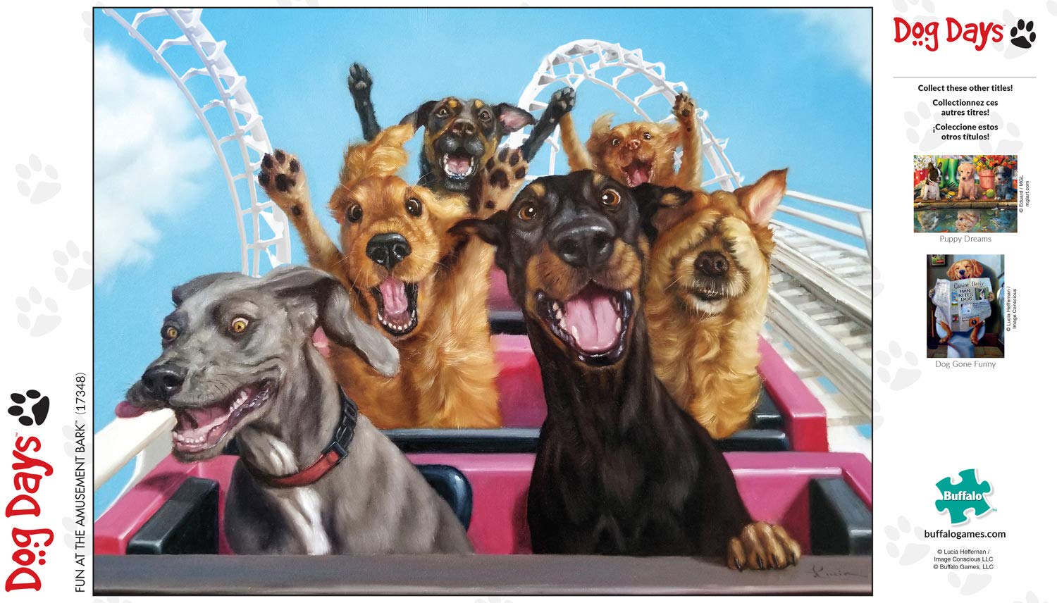 Foto 6 pulgar | Rompecabezas Buffalo Games Fun At The Amusement Bark, 750 Piezas - Venta Internacional.